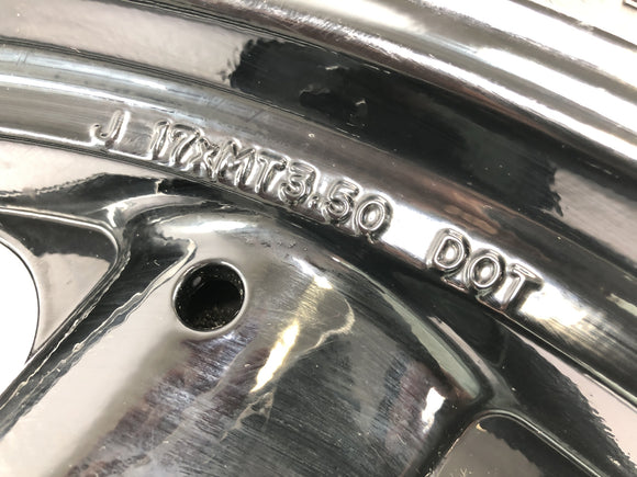 Yamaha YZF 750 R 4HN [1995] - Vorderrad Felge Rad 17xMT3.50 mit Reifen 120/70 ZR17