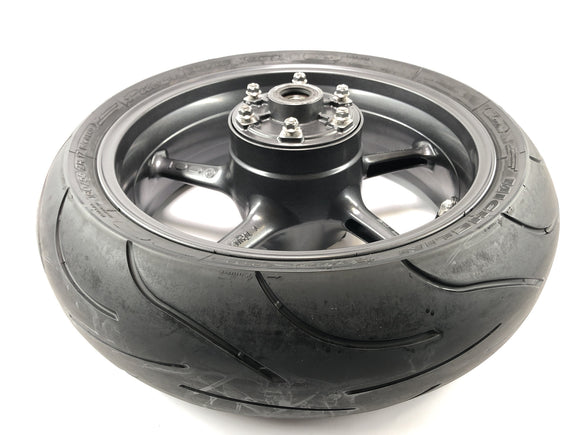 Triumph Street Triple R 675 D67ld [2010] -Hinterrad Rim Wheel Rad Tyres 5.5x17 "