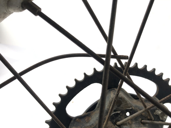 Yamaha XT 500 1U6 [1981] - Bakhjulkanten med bromstrumma