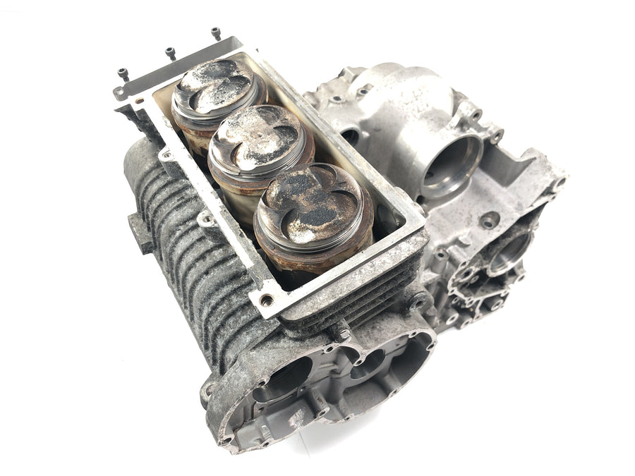 Triumph Thunderbird 900 T309RT [1995] - Moottorilohkon moottorikotelo vuorauksilla ja männillä