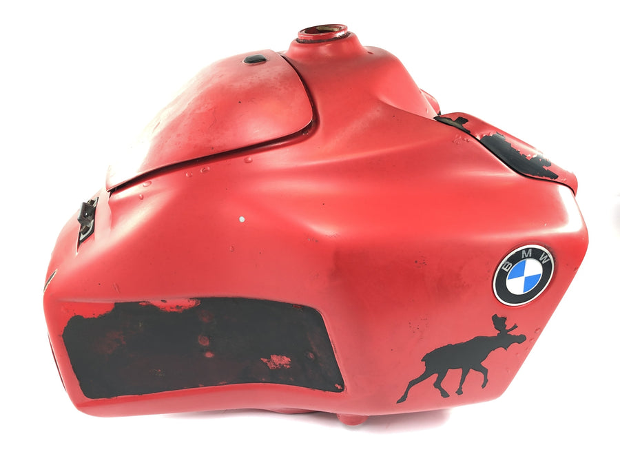 BMW R 100 GS 247E [1991] - Réservoir de carburant réservoir d'essence réservoir de tourisme en plastique rouge