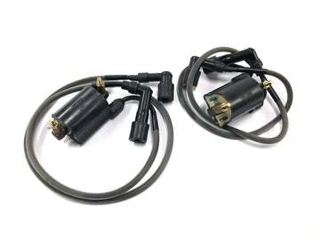 Kawasaki VN 1500 Mean Streak VN50T [2005] - Bobina de encendido Unidad de encendido Juego de bobinas de encendido con cables de encendido y conectores de bujía - 0