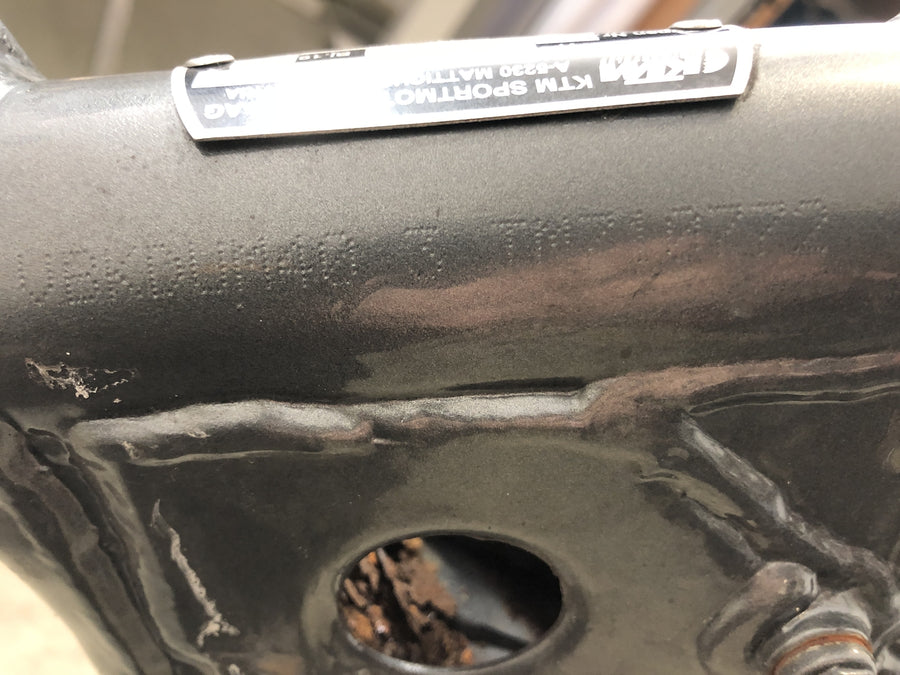 KTM LC4 Duke 620 E [1996] - Frame con documenti