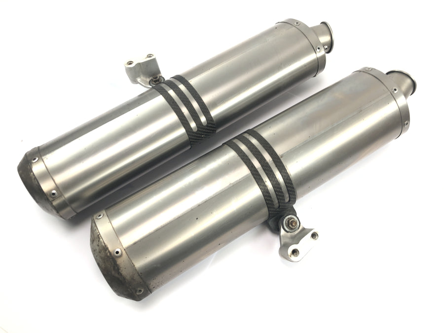 KTM 950 Adventure LC8 [2004] - Schalldämpfer Akrapovic Auspuff Endschalldämpfer Paar