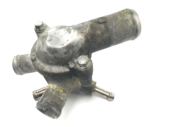 Honda VFR 800 FI RC46 [1999] - Thermostatgehäuse mit Thermostat Kühlwasserverteiler