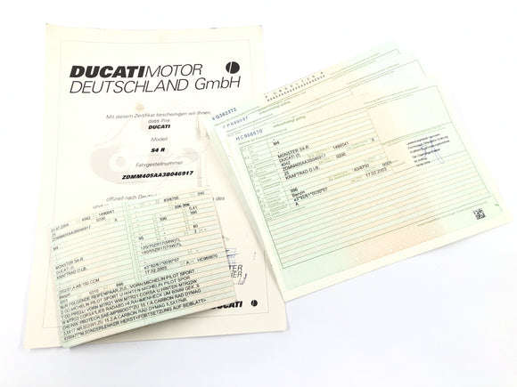 Ducati Monster S4R M4 [2004] - Rahmen Hauptrahmen mit Papieren