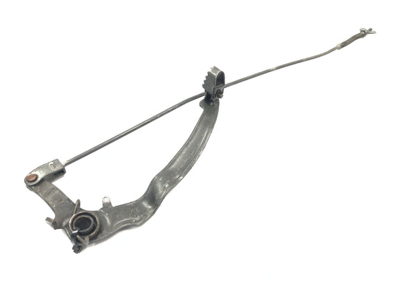 ヤマハXT 600 Zテネレ55W [1986]  - ブレーキ付きブレーキペダル - 左にフレームが付いたフットブレーキレバーリジッド