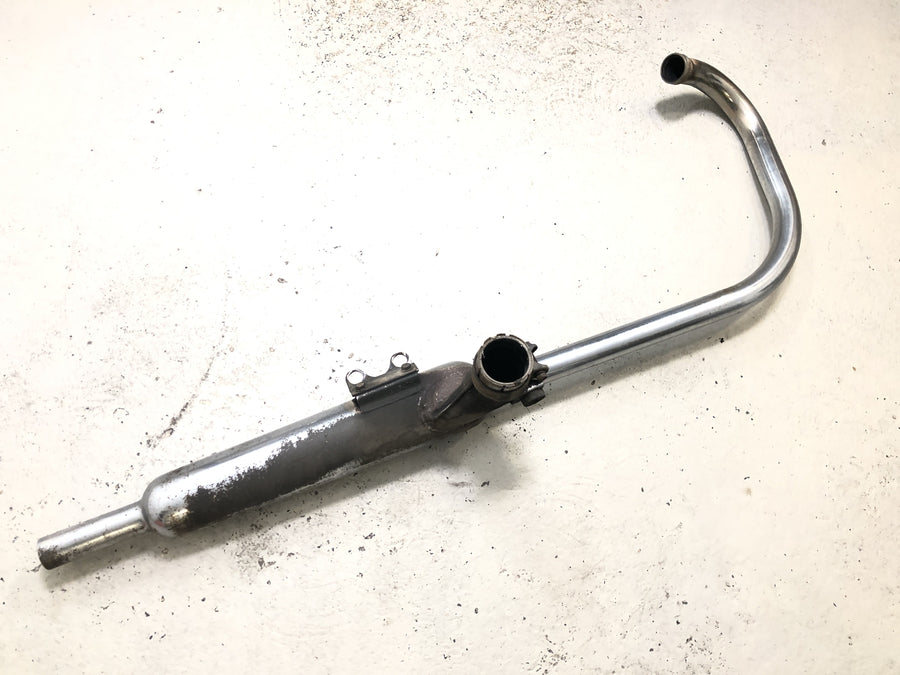 Kawasaki W 650 EJ650A [1999] - Auspuffanlage links Auspuffkrümmer Endtopf Schalldämpfer