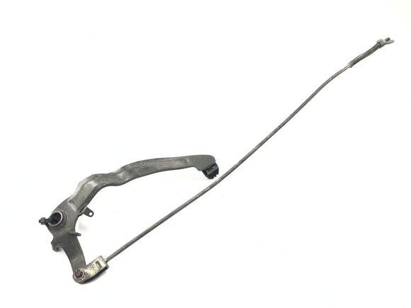 ヤマハXT 600 Zテネレ55W [1986]  - ブレーキ付きブレーキペダル - 左にフレームが付いたフットブレーキレバーリジッド