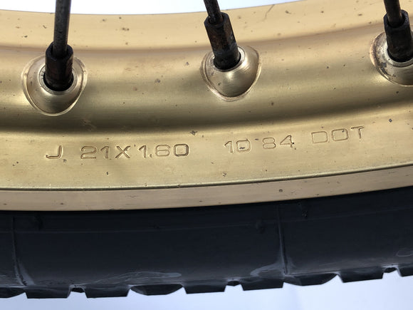 Yamaha XT 600 Z Ténéré 55W [1986] - ráfku předního kola s brzdovým disku Enduro 21 palců