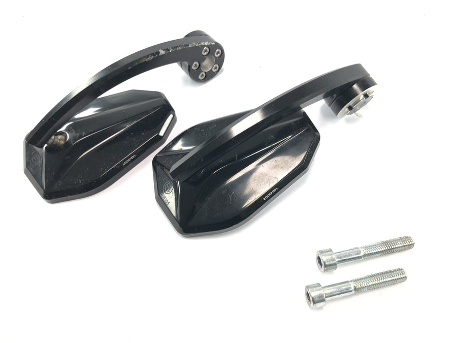 Yamaha MT 03 RM02 [2007] - Espelho final do guidão conjunto espelho retrovisor frontal preto