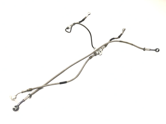 BMW R 850 C 259C [1999] - Linha de freio trançada em aço na linha ABS dianteira