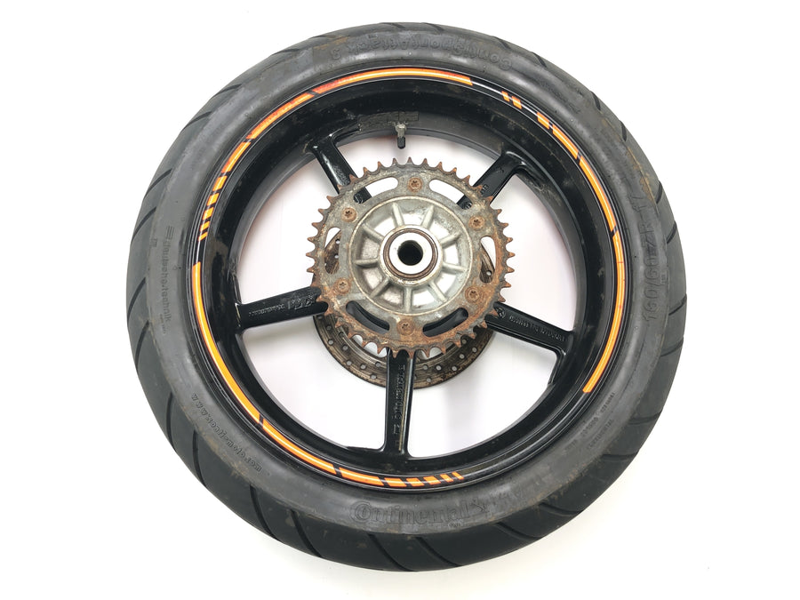 KTM Duke 690 A3 [2012] - Hinterrad Felge Komplettrad Bremsscheibe Kettenrad 5.00 x 17"