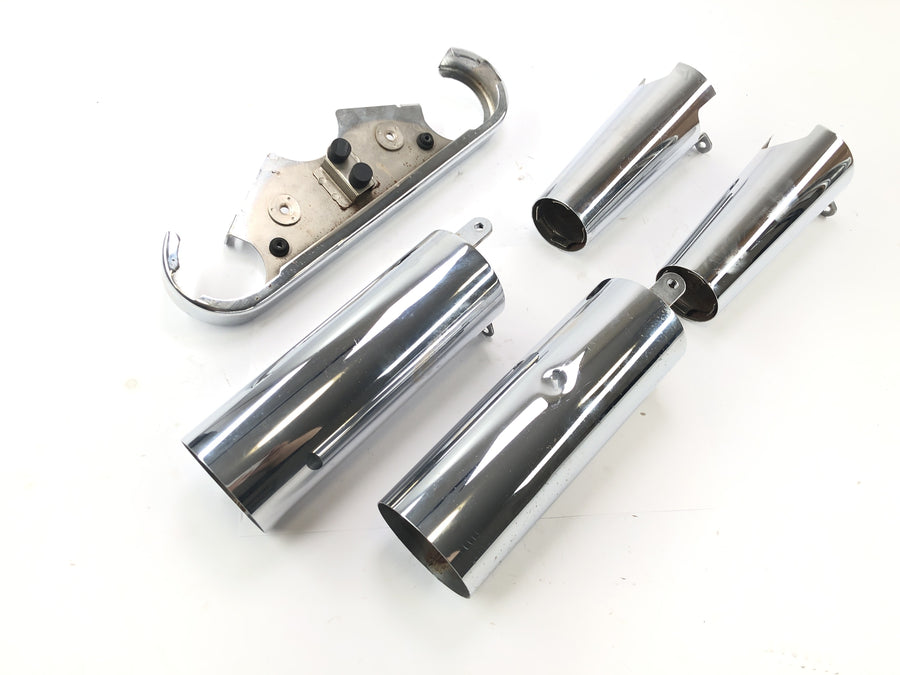 Kawasaki VN 1500 Classic Vnt50d [2001] - horquilla delantera decorativa de la rueda del cromo ciego cromado