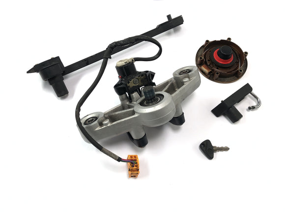 BMW R 1150 GS R21 [2002] - Schlosssatz mit Gabelbrücke oben Tankschloss Sitzbankschloss