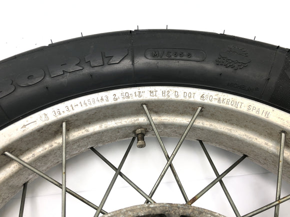 BMW R 100 GS 247E [1991] - Hinterrad Rad Felge Speichenrad 2.50 x 17"