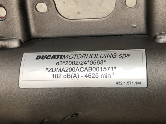 Ducati Multistrada 1200 S Touring [2009] - Ram huvudram med papper