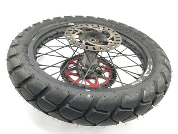 Beta RR 125 [2018] - Hinterrad Rad Felge mit Bremsscheibe und Kettenrad 18 Zoll