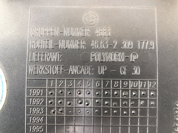 BMW K 1100 LT 100 [1994] - Tuulensuojauksen tuulilasin verhous edessä