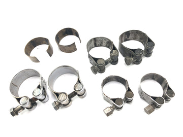 Moto Guzzi V7 Special [1971] - Schlauchschellen Konvolut Rohrschellen Auspuff