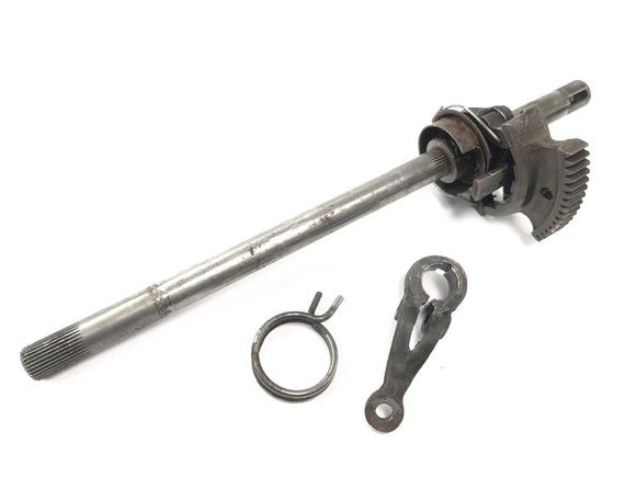 DKW NZ 250 [1938] - arbre de commande avec cliquet et ressort