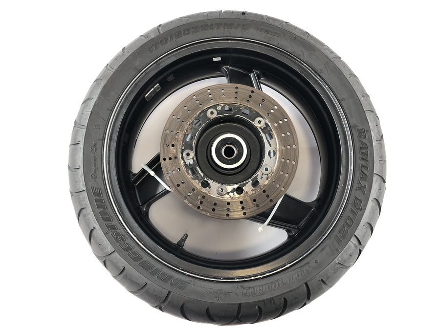 Kawasaki GPZ 1100 ZXT10E [1997] - rear wheel rim behind