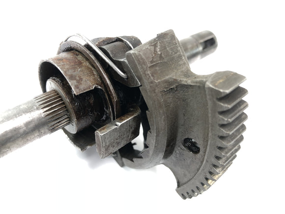 DKW NZ 250 [1938] - arbre de commande avec cliquet et ressort