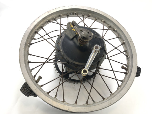 Yamaha XT 500 1U6 [1981] - Bakhjulkanten med bromstrumma