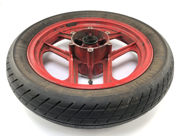 Kawasaki GPZ 1000 RX [1987] - Framhjulskanthjulet 2,50 x 16 "rött