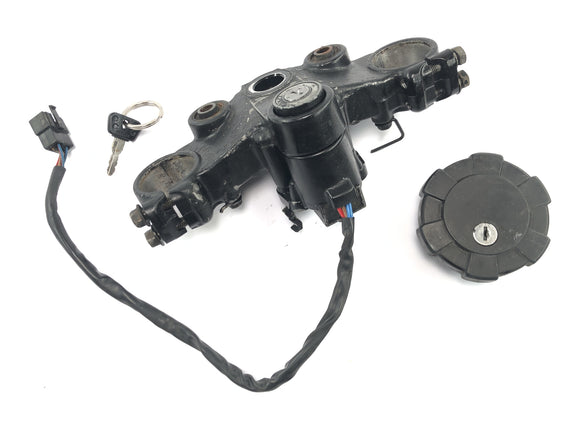 Yamaha XTZ 660 3YF [1992] - Sada zámků zámek zapalování uzávěr nádrže horní můstek vidlice