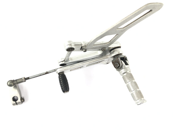 Aprilia SL 1000 Falco PA [2000] - ovladač systému Foowrest vlevo s přepínacími rámy