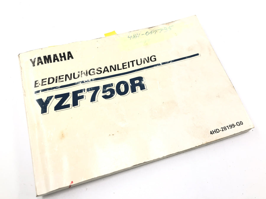 Yamaha YZF 750 R 4HN [1995] - Bedienungsanleitung Handbuch Betriebsanleitung