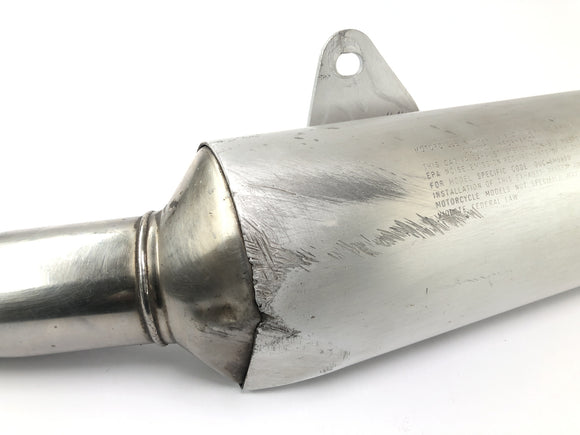 Ducati Monster M600 [1995] - Auspuff Endschalldämpfer Schalldämpfer links mit Gebrauchsspuren