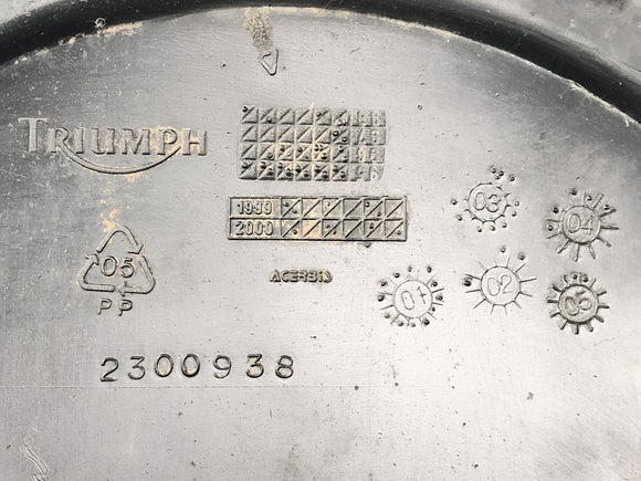 Triumph Sprint St 1050 [2005]  - フェンダーのフロントフィンギングリア部分