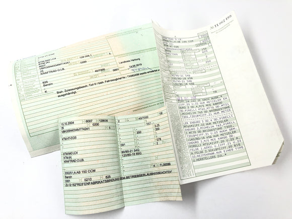 KTM LC4 640 EGS [2004]  - ペーパー付きフレーム