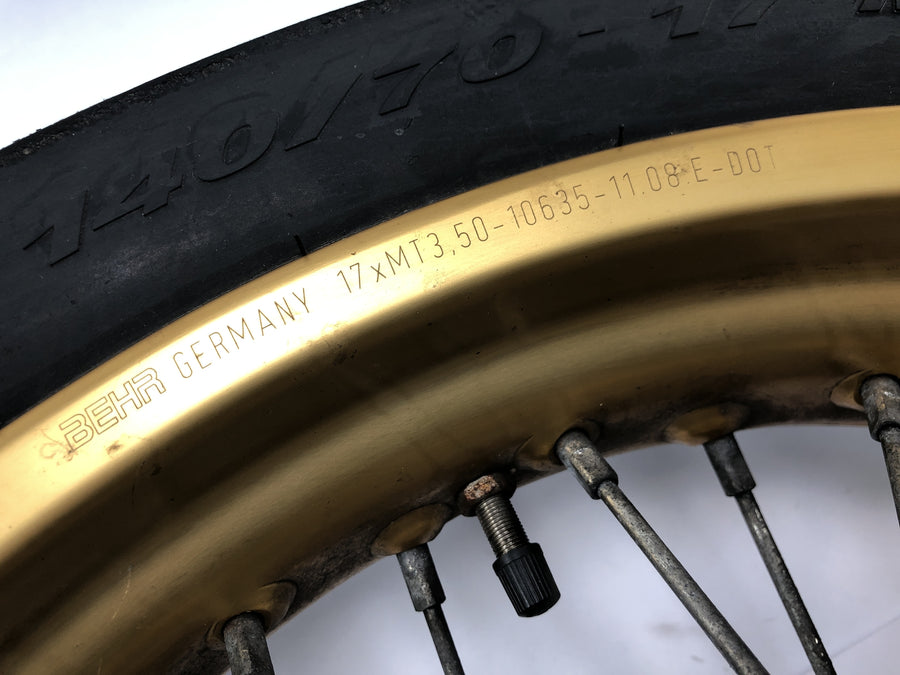 Yamaha WR 125 X DE07 [2010] - Baghjulsfælg egerhjul 3,50 x 17"