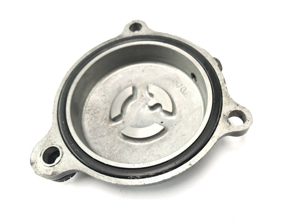 Yamaha XT 600 43F [1985] - coperchio del coperchio del filtro del motore dell'olio.