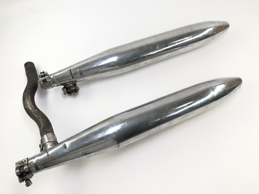Moto Guzzi V7 Special [1971] - Auspuff Schalldämpfer links und rechts