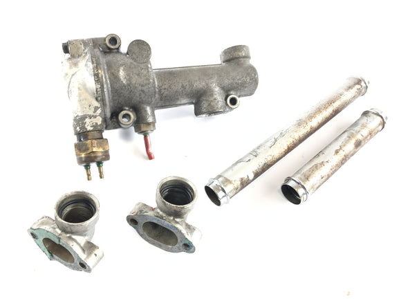 Honda Goldwing GL 1100 SC02 [1980] - Thermostatgehäuse mit Kühlmittelleitungen