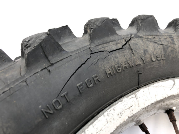 ヤマハTT 600 59x [1986] -Hinters Rim Rad 2.50 x 18 "タイヤ多孔質