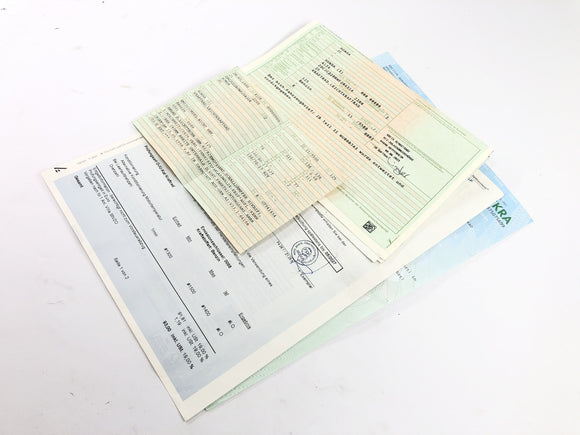 Honda NSR 125 JC22 [1998] - quadro com papéis