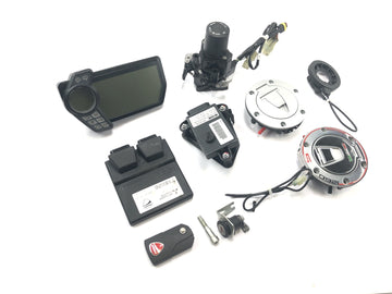 Ducati Multistrada 1200 S Touring [2009] - Schlosssatz Zündschloss Wegfahrsperre ECU Tachosensor - 0