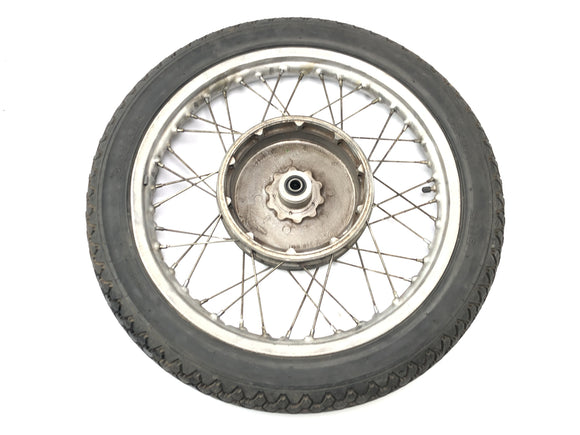 BMW R75/5 [1973] - Voorwielwielrand voor de voorkant sprak wieltrommelrem