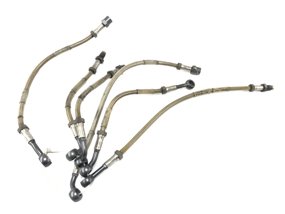 BMW K 1100 RS [1991] - Linhas de freio em frente ao conjunto Stahlflex