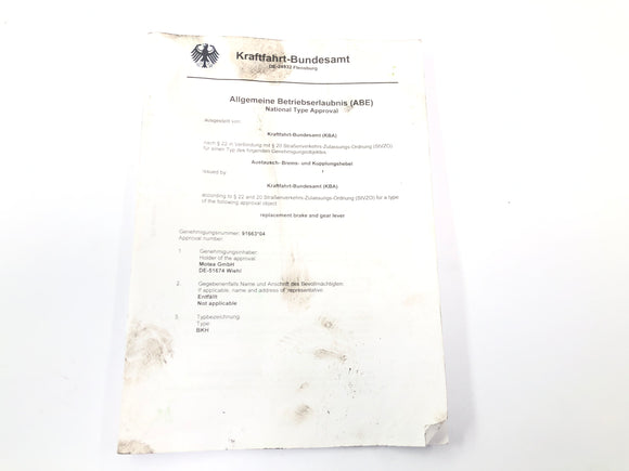 Aprilia RSV 1000 RP Mille [2001] - Remhendel koppelingshendelset V-Trec hendel met ABE