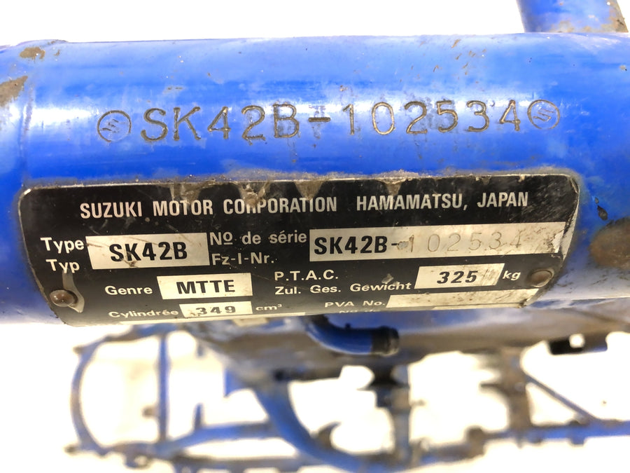 Suzuki DR 350 SK42B [1991] - Frame con documenti