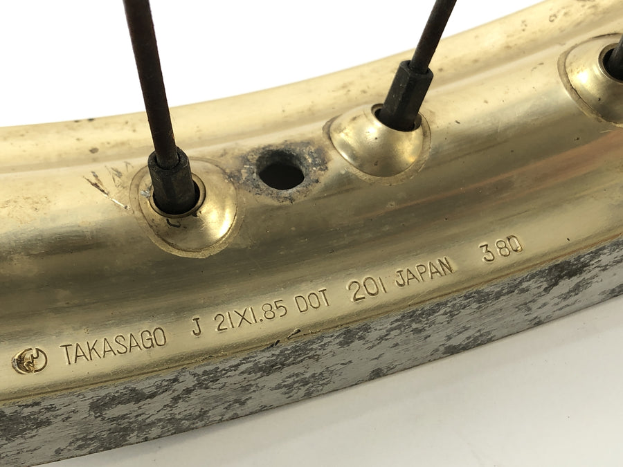 Yamaha XT 500 1U6 [1981] - Voorwielrandwiel goud