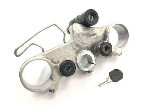 KTM 640 Adventure LC4 [2001] - piastra forcella superiore con blocchetto di accensione