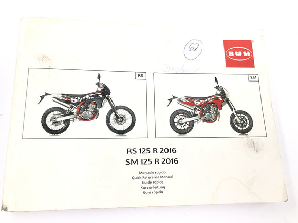 SWM SM 125 R [2018] - Bedienungsanleitung Handbuch mehrsprachig