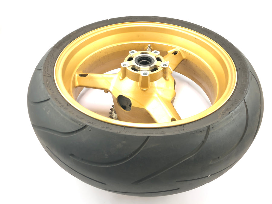 Suzuki GSX R 1000 WVBZ K3 [2003] - Hinterrad Felge Rad 6.00 x 17" Gold